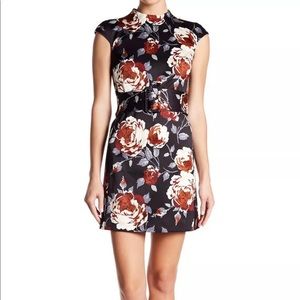Theory Mod Belt Dress, Victoria Floral Satin
